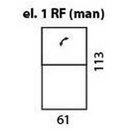 Impressione element coltar cu recliner manual cod: el.1RF (man)