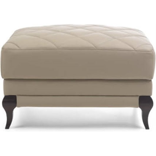 Footstool Laviano leather