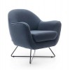 chair Evora fabric with metal base