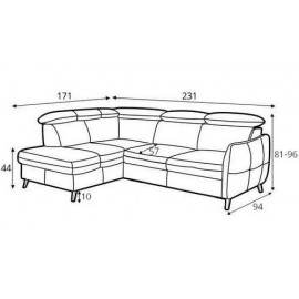 sofa bed Hugo OTM-2,5F