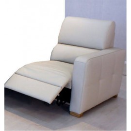 leather armchairs Leonardo with electrical recliner