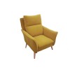 Ines armchair yellow fabrics